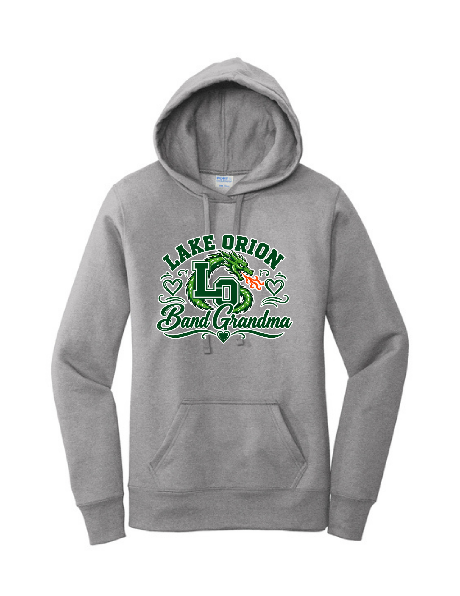 LO Band Grandma Women's Core Fleece Pullover Hooded Sweatshirt