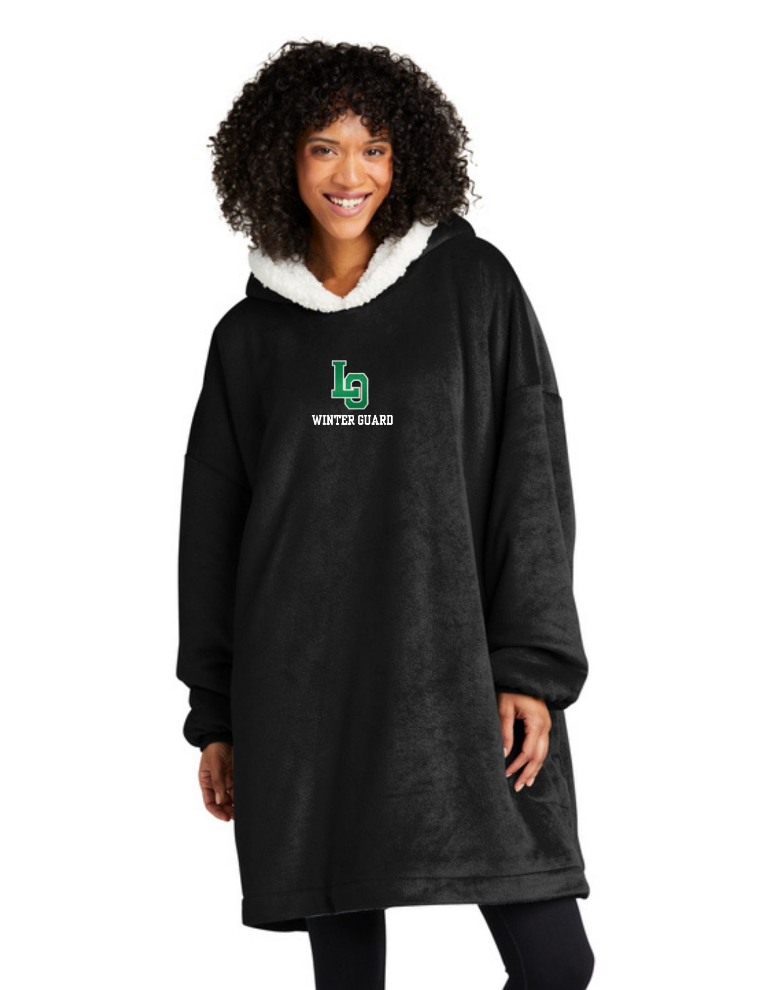 Lake Orion Winter Guard Mountain Lodge Wearable Blanket