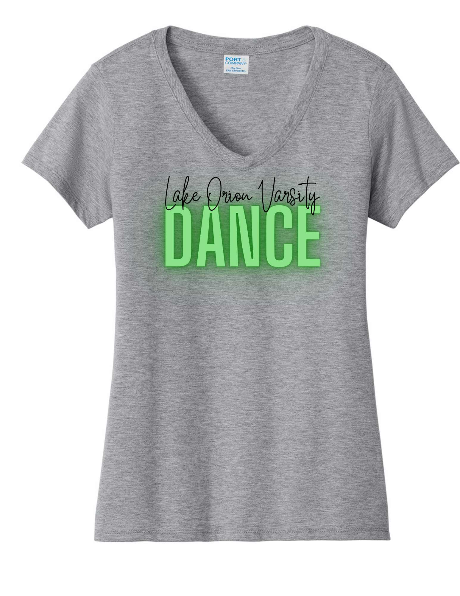 Varsity Team Ladies Short Sleeve Fan Favorite V-Neck T