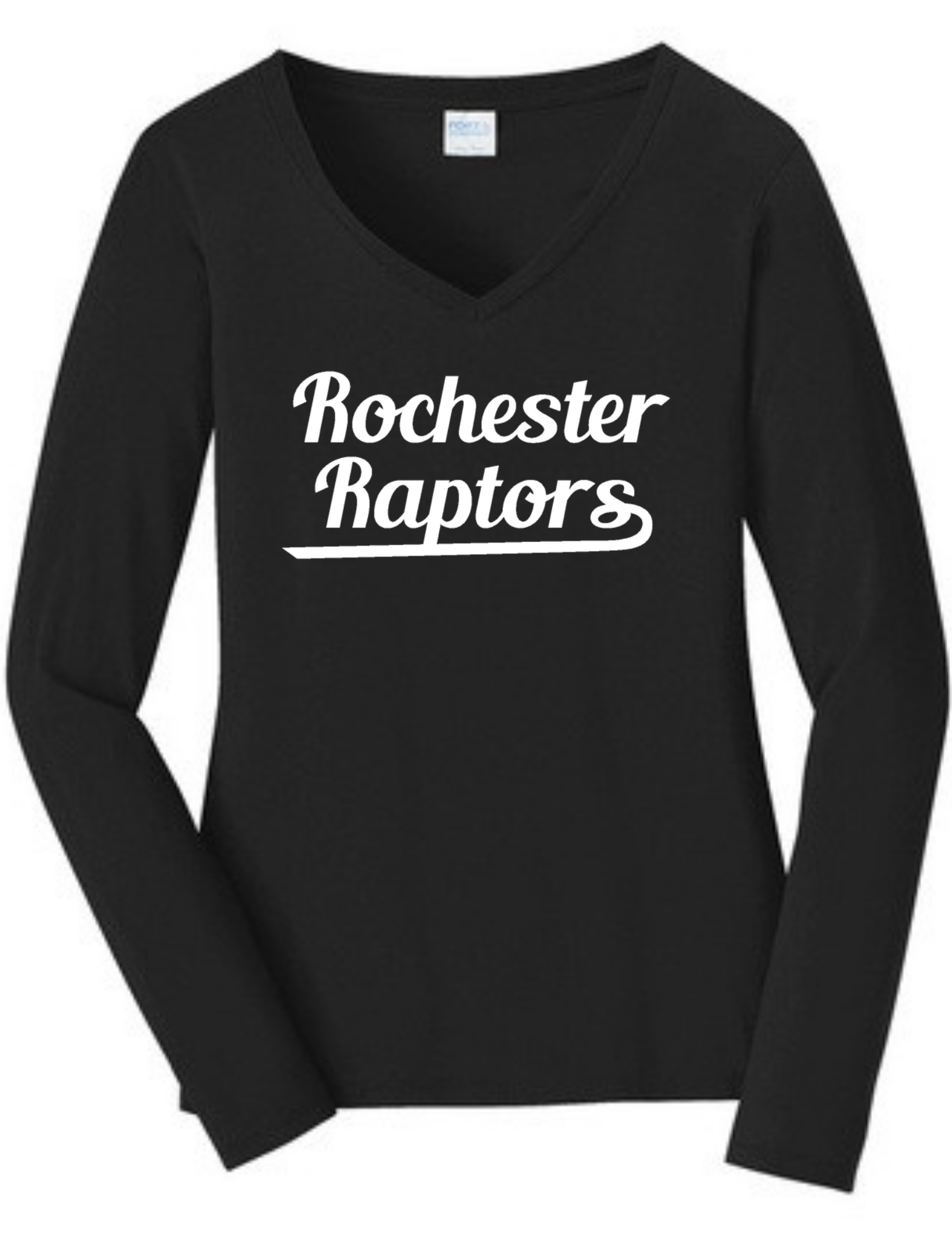 Rochester Raptors Women's Long Sleeve Fan Favorite V-Neck Tee