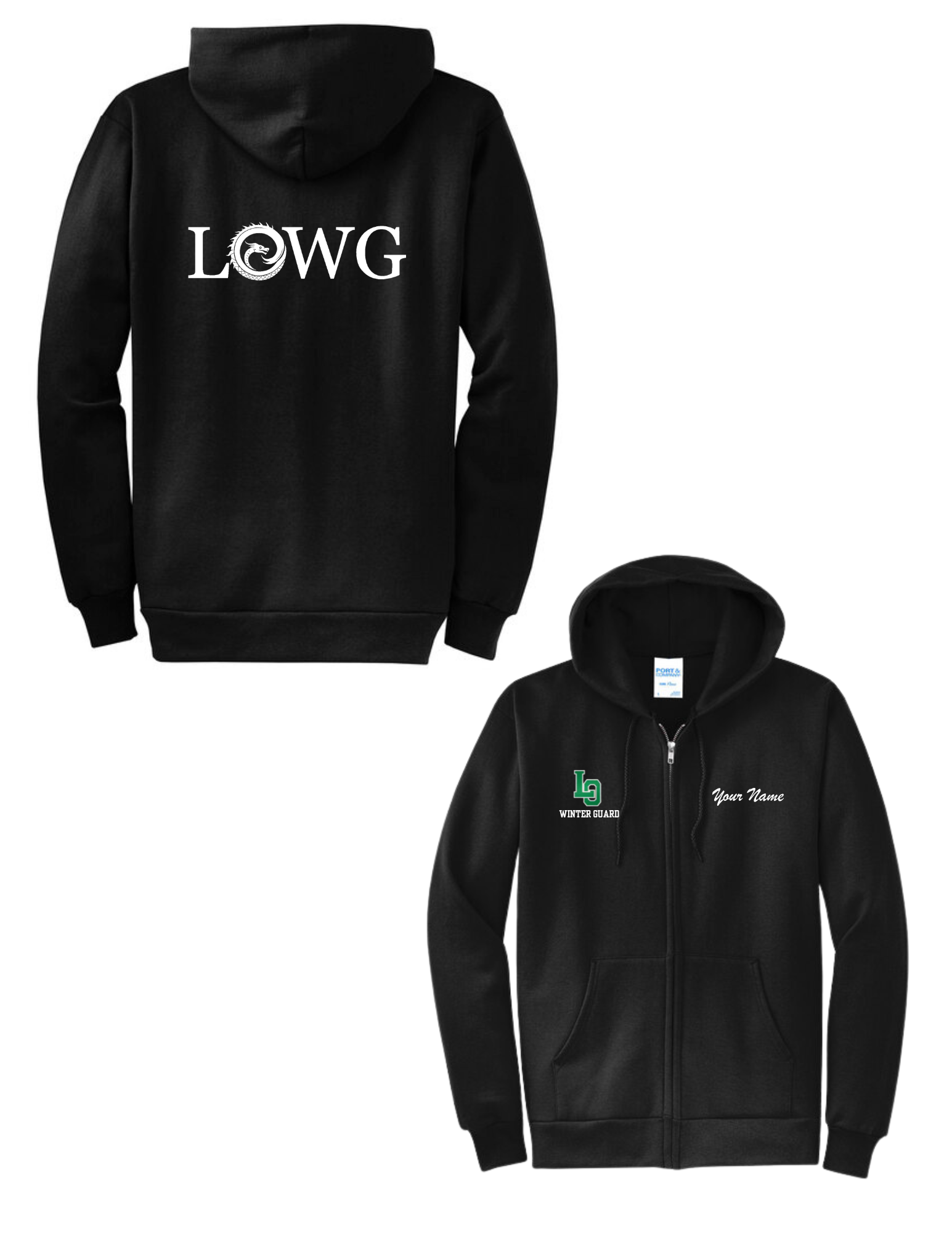 LO Winter Guard Fleece Full-Zip Hooded Sweatshirt