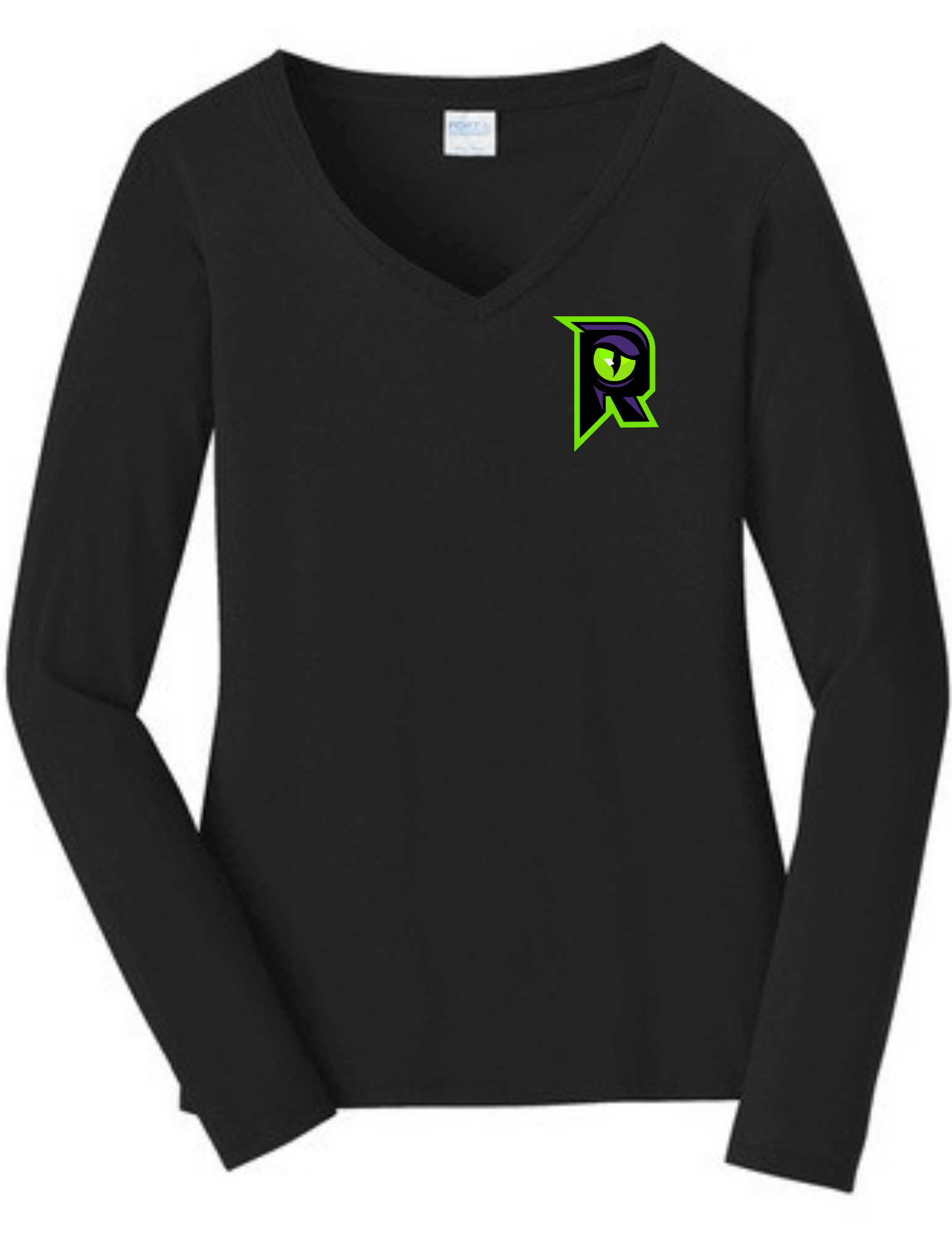 Raptors R - Women's Long Sleeve Fan Favorite V-Neck Tee
