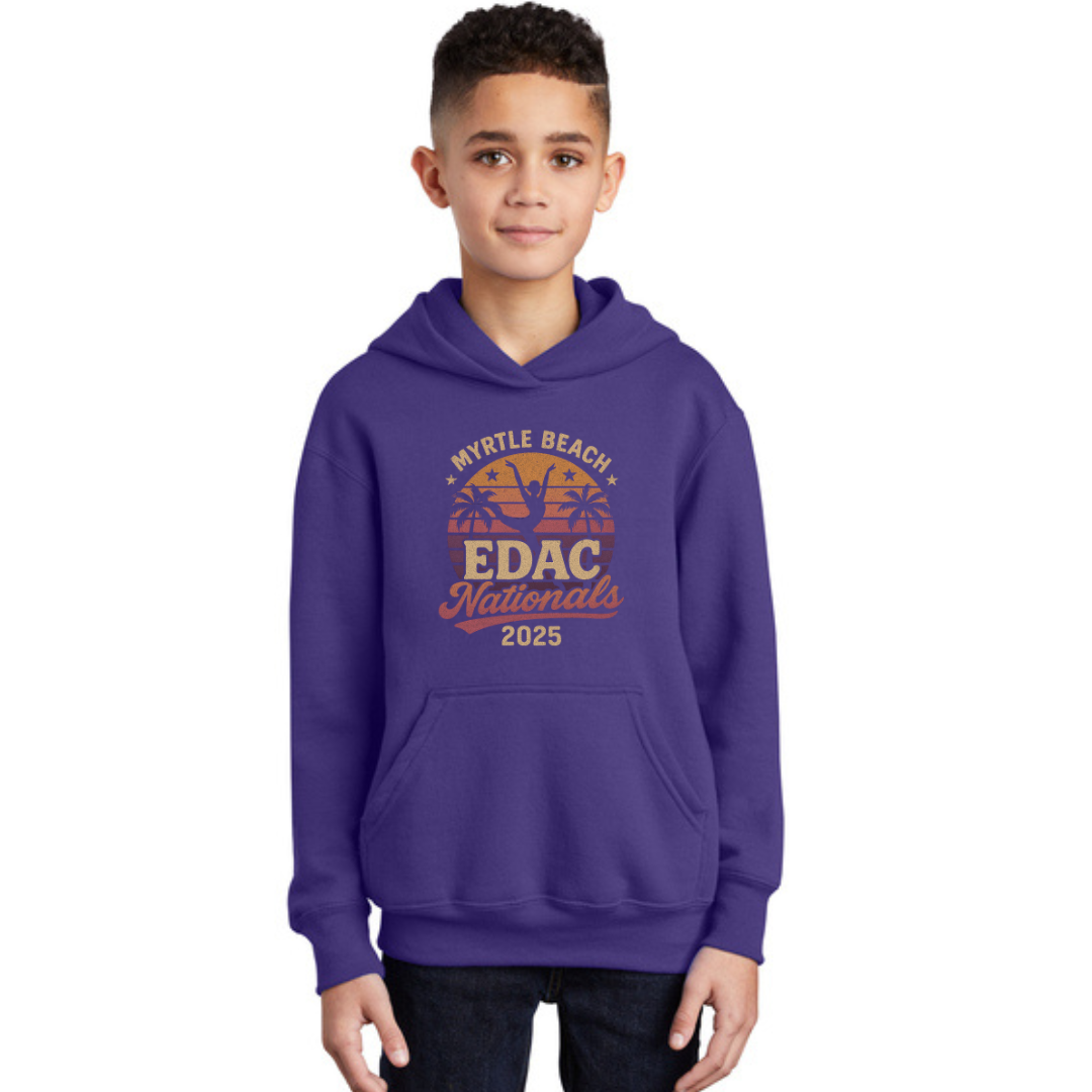 Youth Core Fleece Pullover Hooded Sweatshirt Nationals 2025