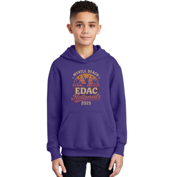 Youth Core Fleece Pullover Hooded Sweatshirt Nationals 2025