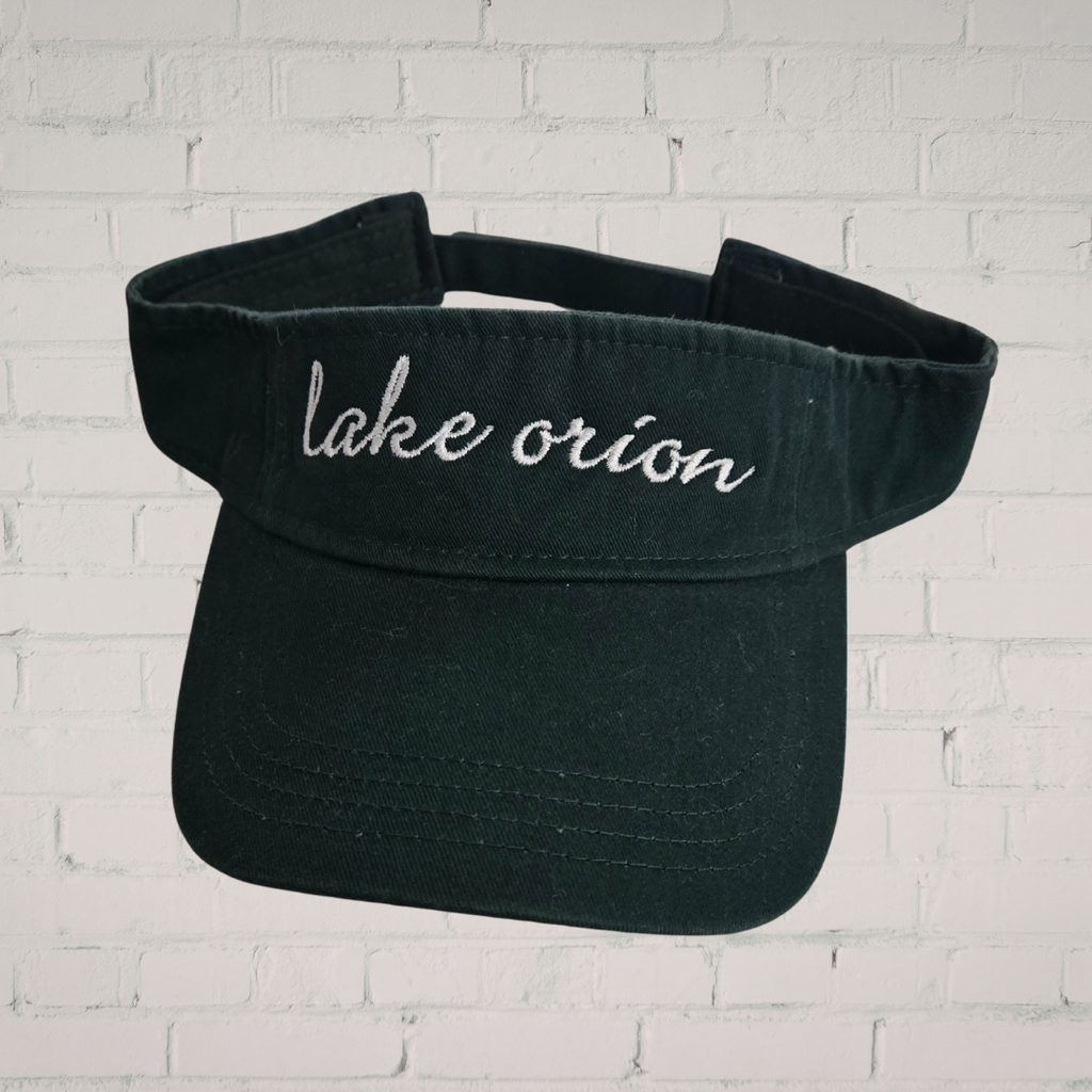 Lake Orion Script Fashion Visor