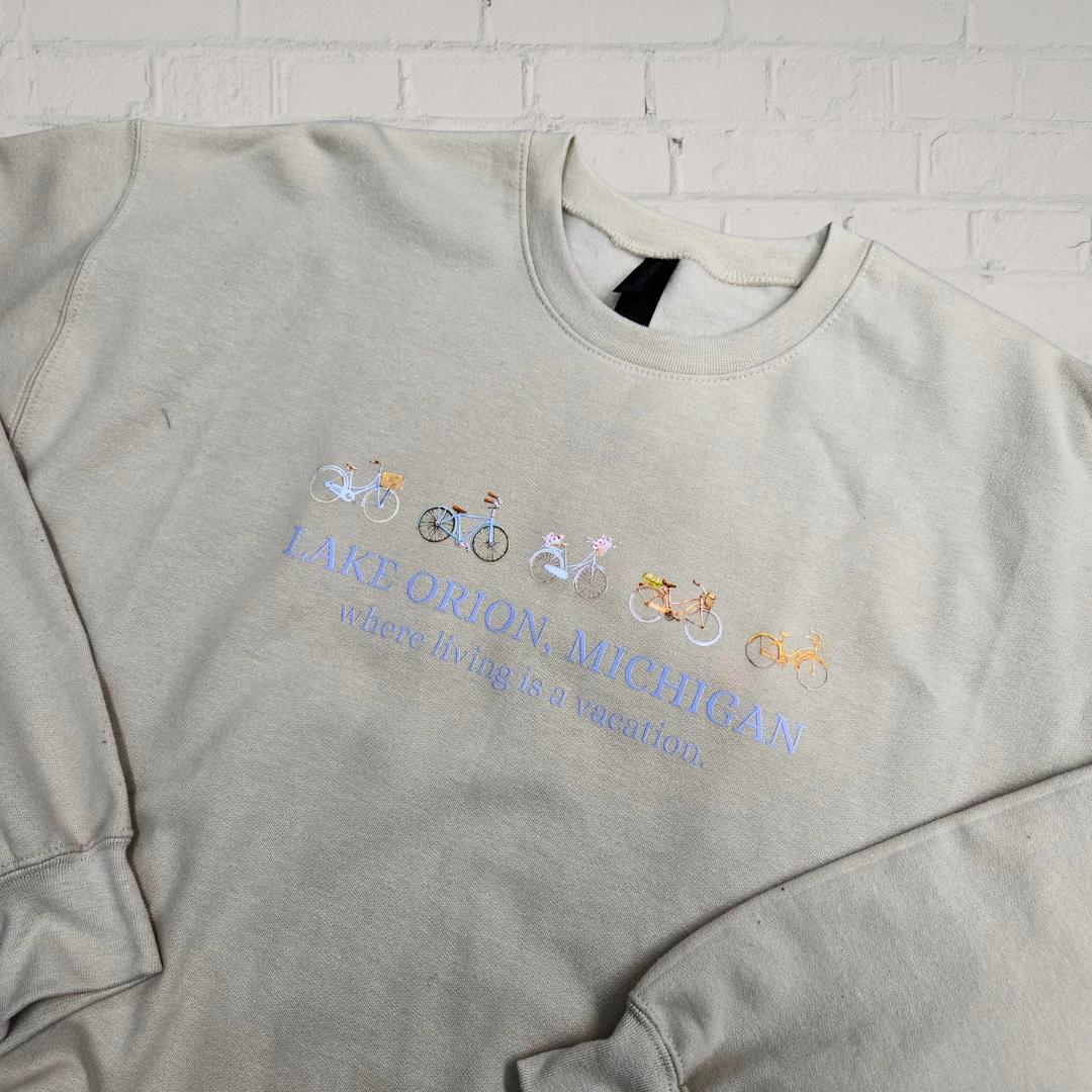 Lake Orion Bicycles Softstyle® Crewneck Sweatshirt