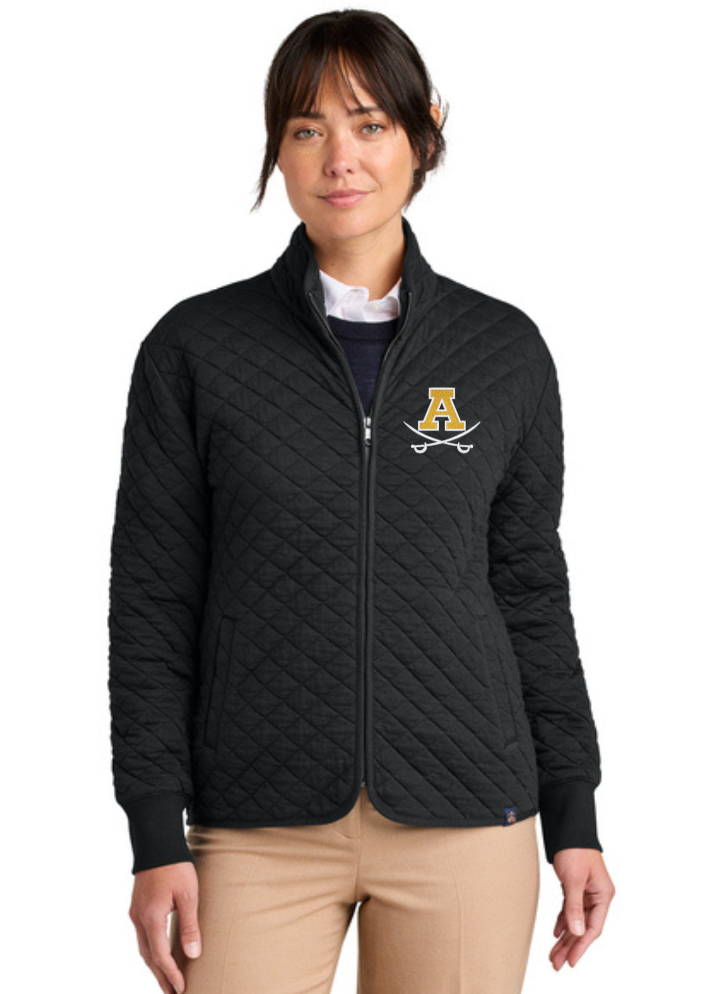 Adams - Brooks Brothers® Women's Diamond Quilt Full-Zip