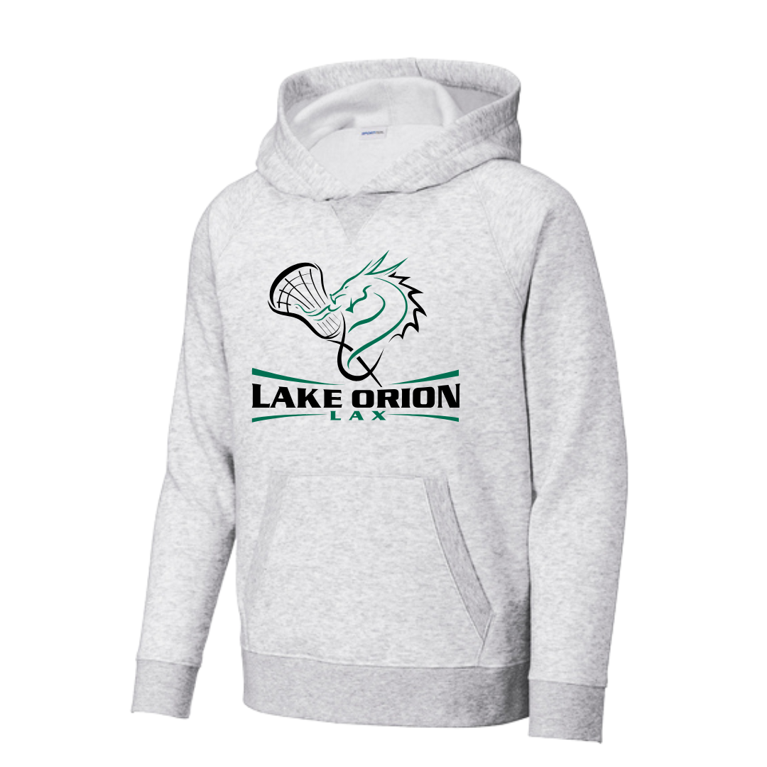 Lake Orion LAX Lacrosse Youth Drive Fleece Pullover Hoodie