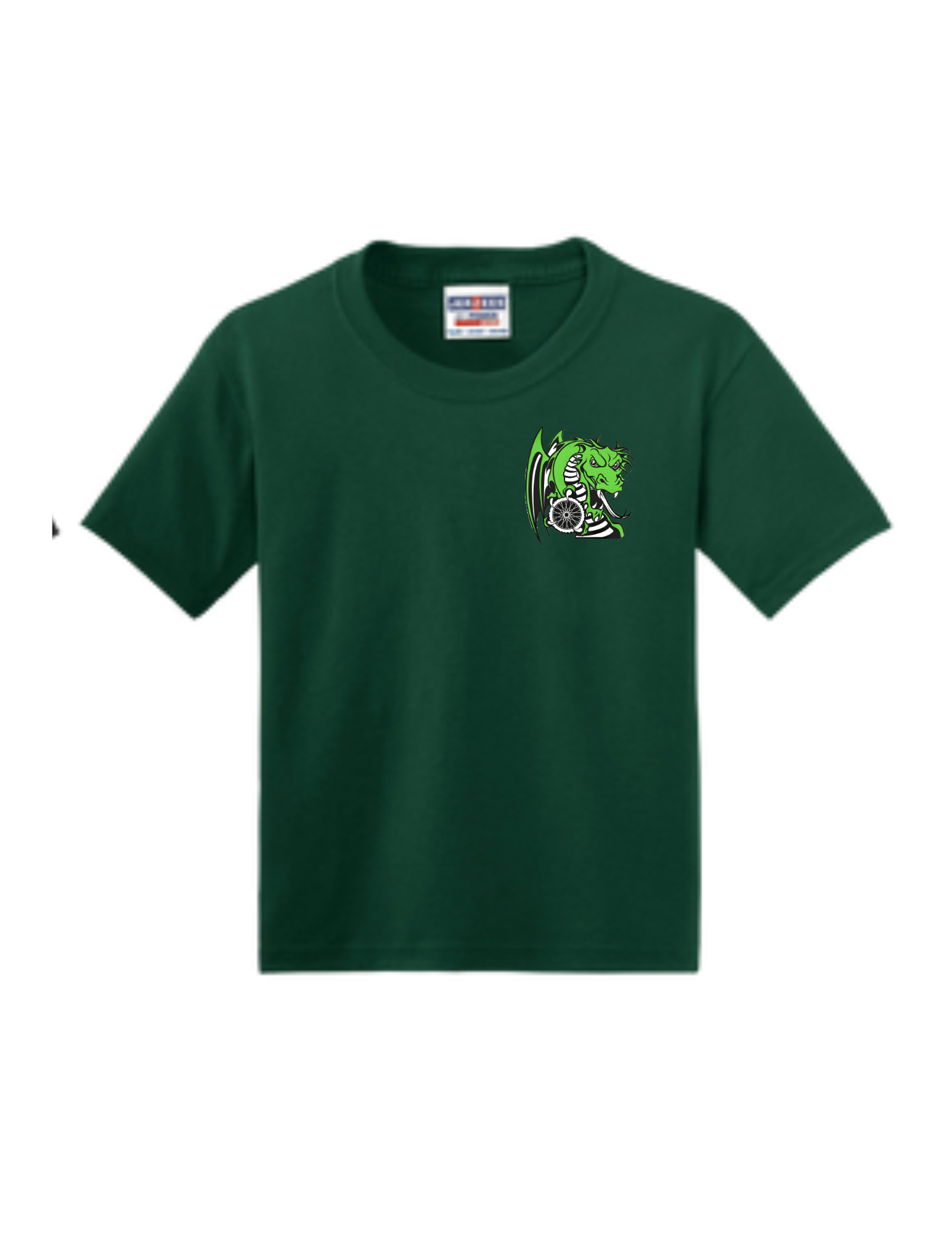 Lake Orion Cycling Dragon Youth Dri-Power® 50/50 Cotton/Poly T-Shirt