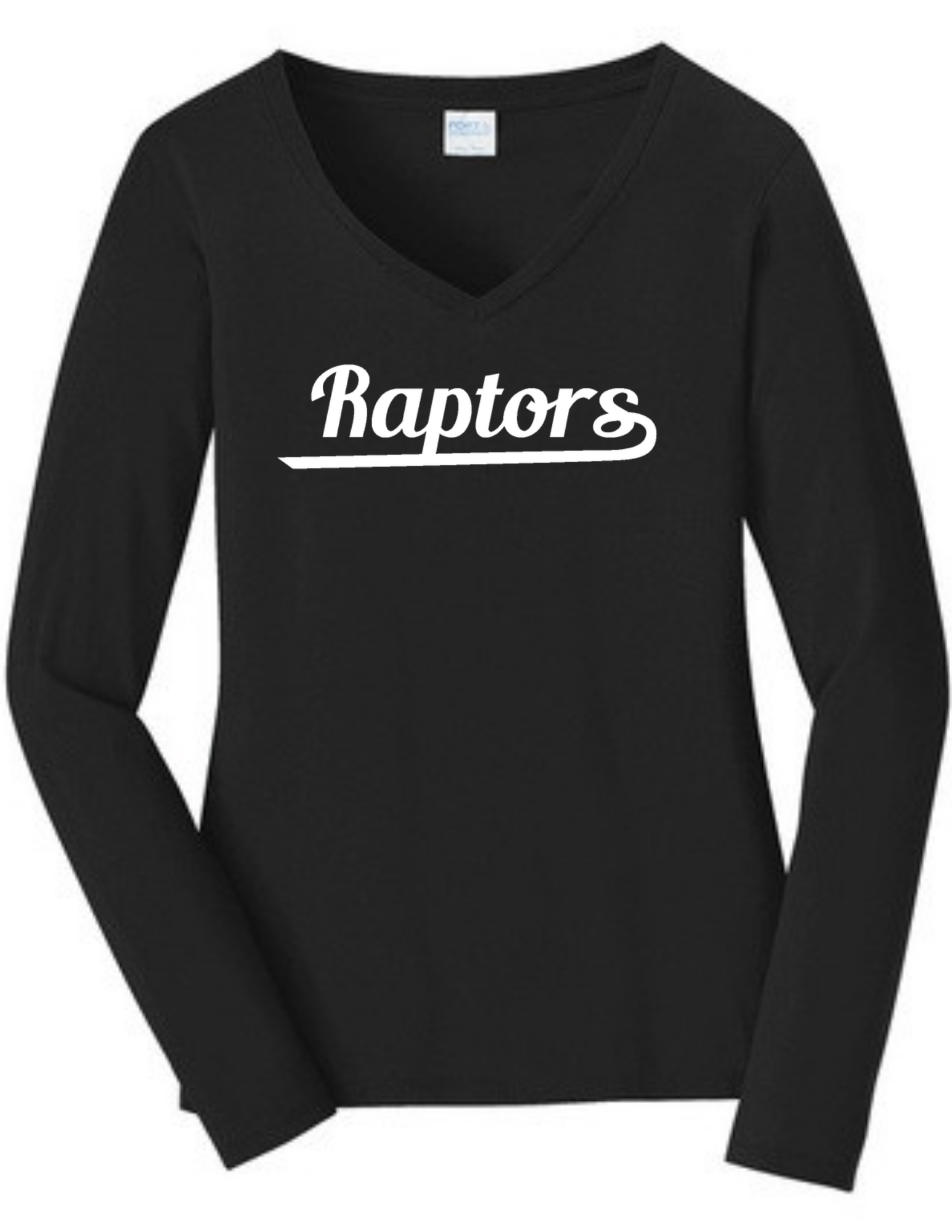 Raptors Women's Long Sleeve Fan Favorite V-Neck Tee