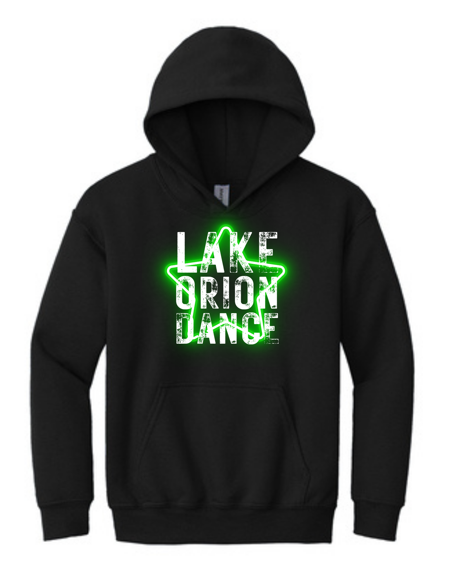 Neon LO Dance Team Youth Heavy Blend Hooded Sweatshirt