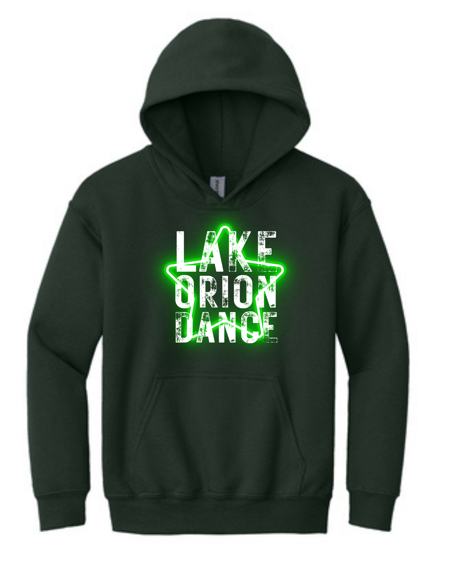 Neon LO Dance Team Youth Heavy Blend Hooded Sweatshirt