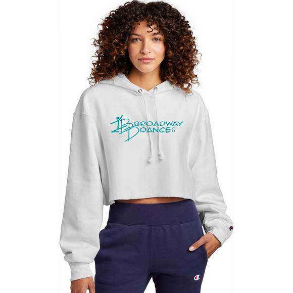 Champion ® Women's Reverse Weave ® Cropped Cut-Off Hooded Sweatshirt