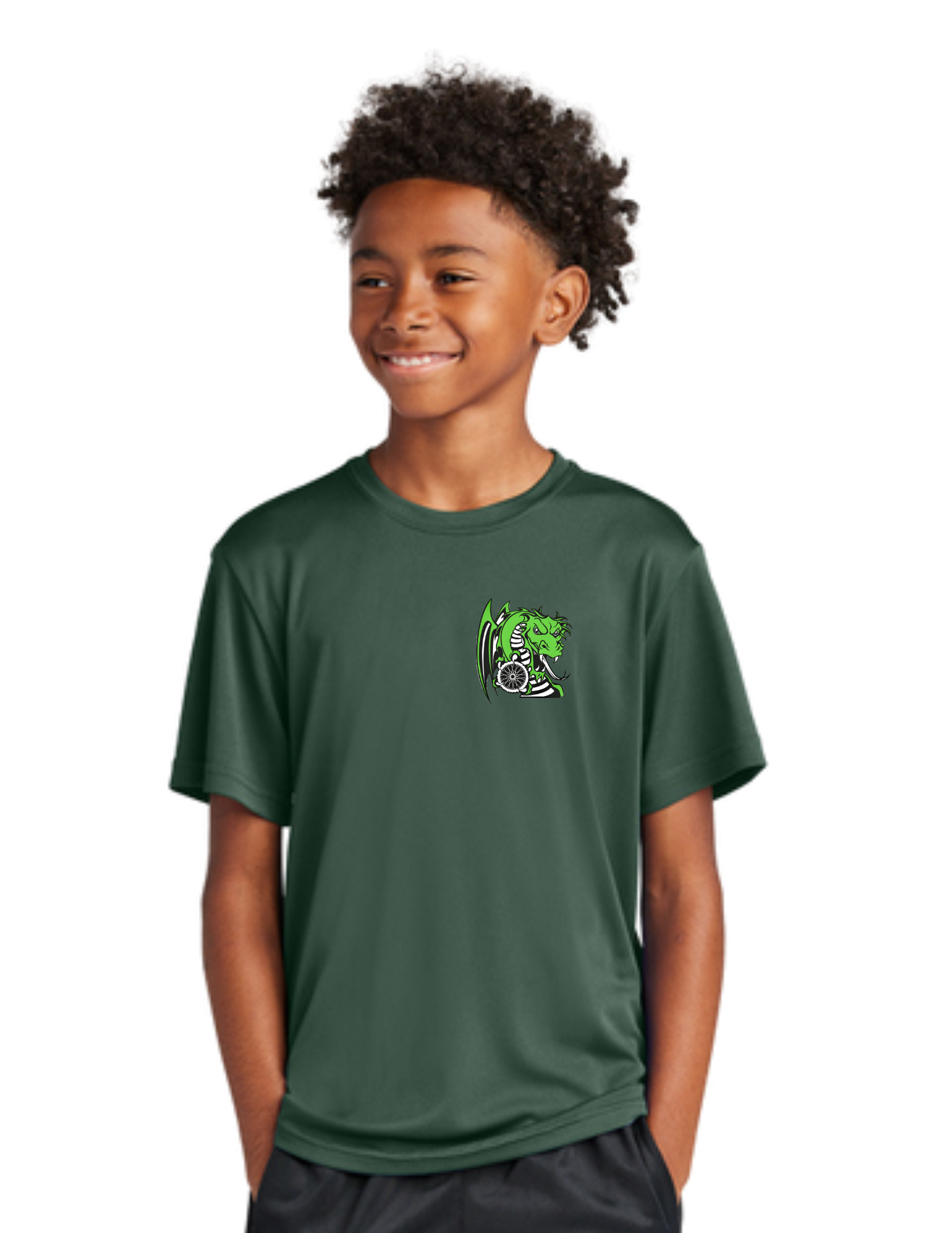 Lake Orion Cycling Dragon Youth PosiCharge® Competitor™ Tee