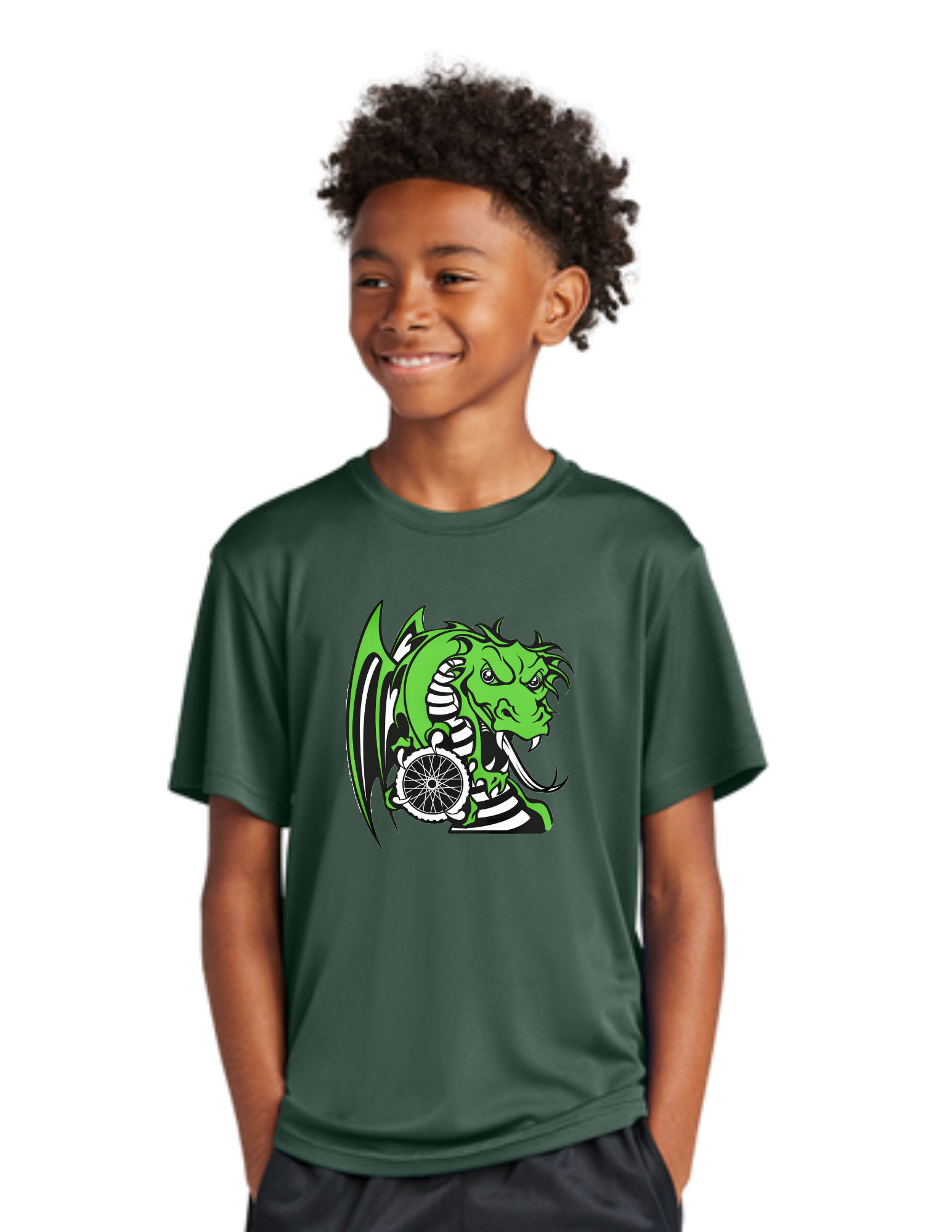 Lake Orion Cycling Dragon Youth PosiCharge® Competitor™ Tee