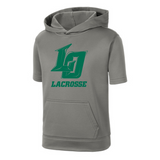 Lake Orion Lacrosse Youth Sport-Wick ® Fleece Short Sleeve Hooded Pullover
