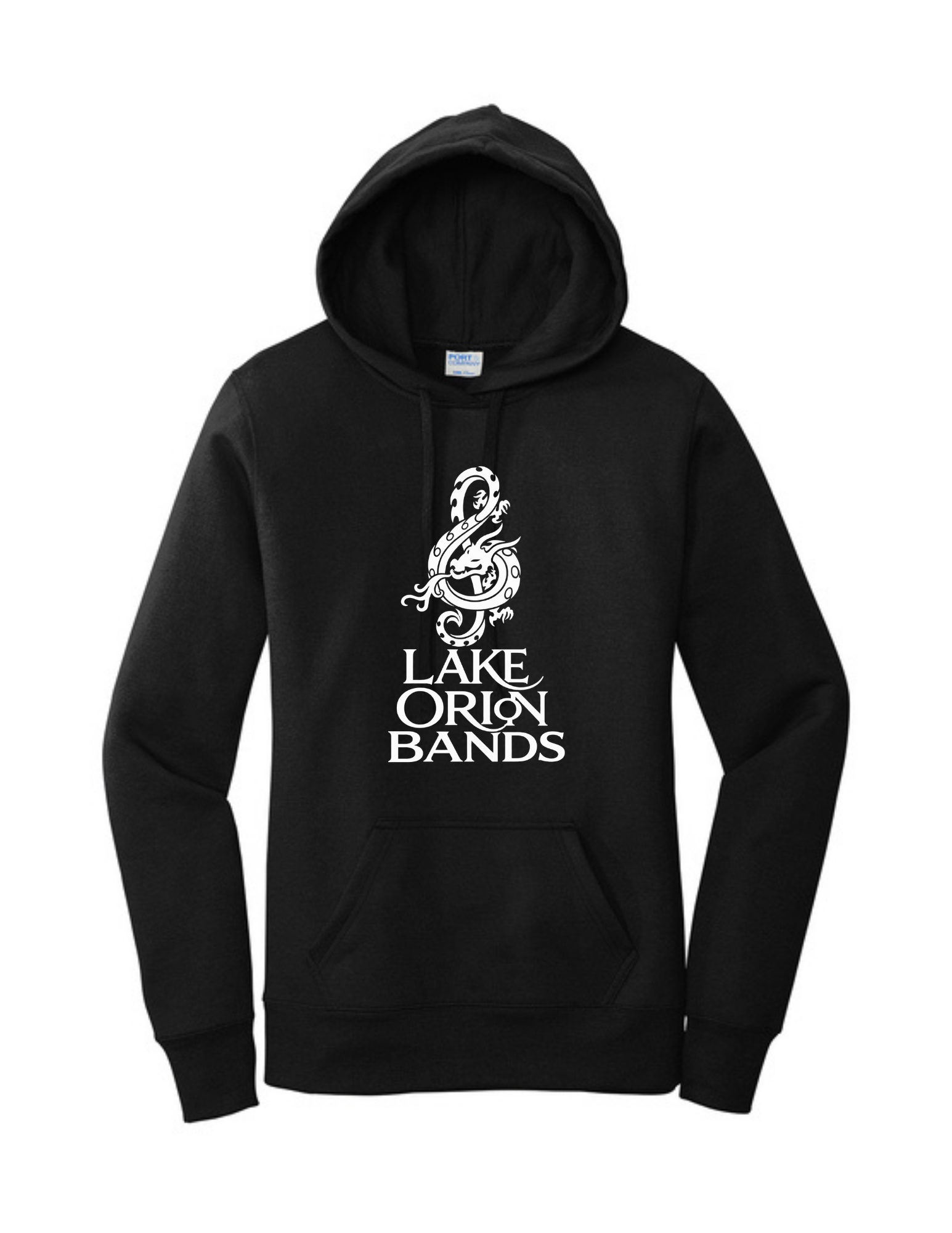 LO Stacked Clef Women's Core Fleece Pullover Hooded Sweatshirt