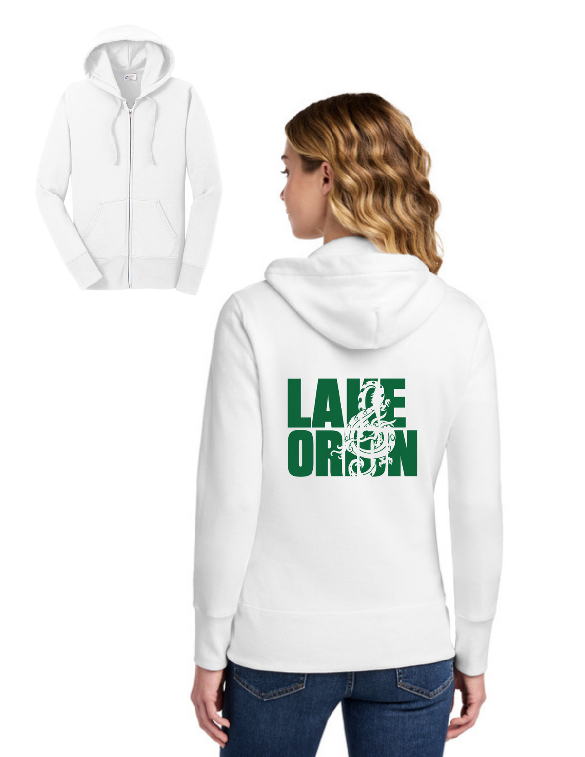 LO Shadow Clef Women's Core Fleece Full-Zip Hooded Sweatshirt