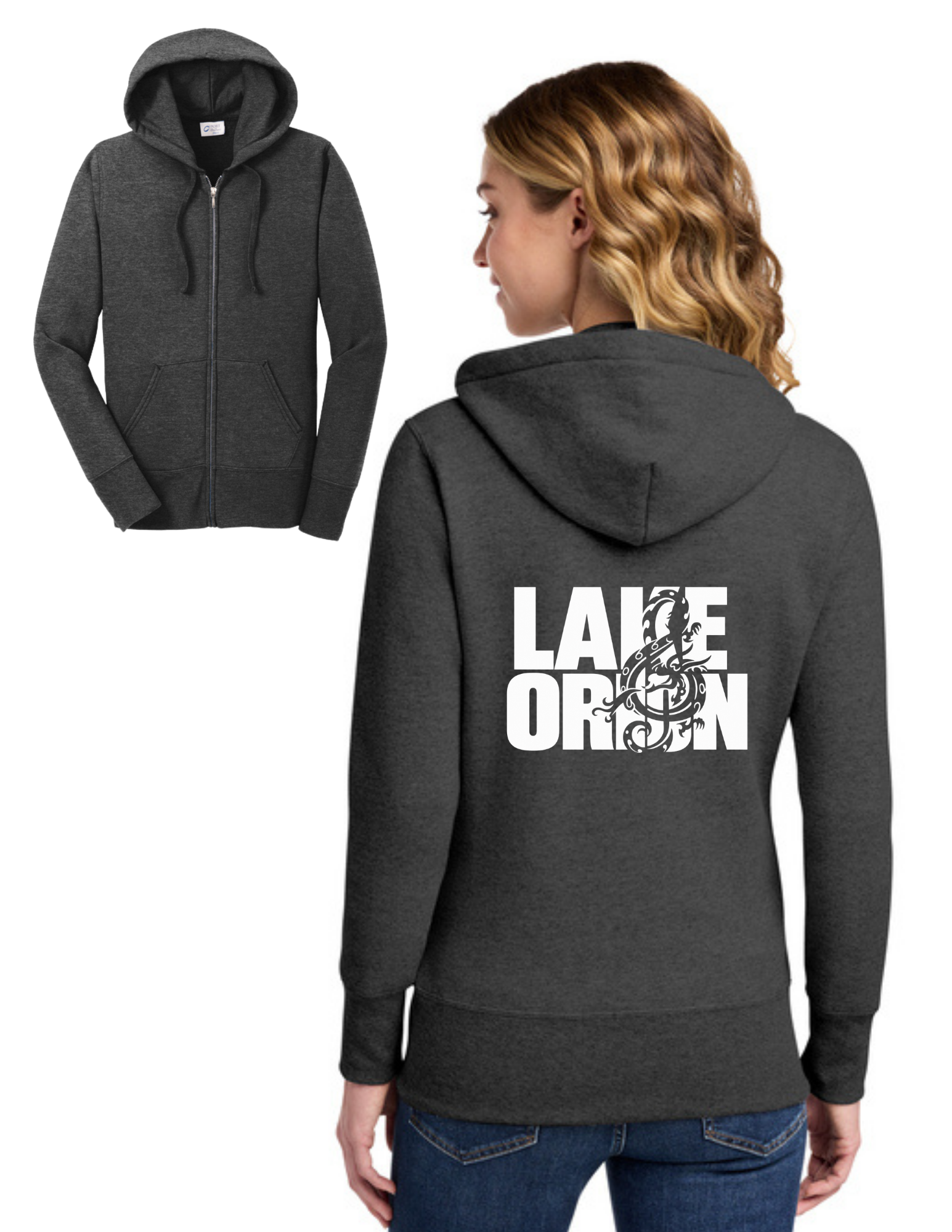 LO Shadow Clef Women's Core Fleece Full-Zip Hooded Sweatshirt