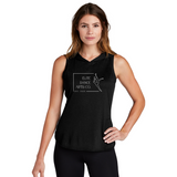 Elite Dance Ladies PosiCharge ® Tri-Blend Wicking Draft Hoodie Tank