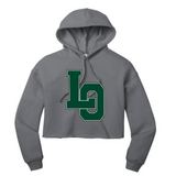 LO Women’s Sponge Fleece Cropped Fleece Hoodie - Lacrosse