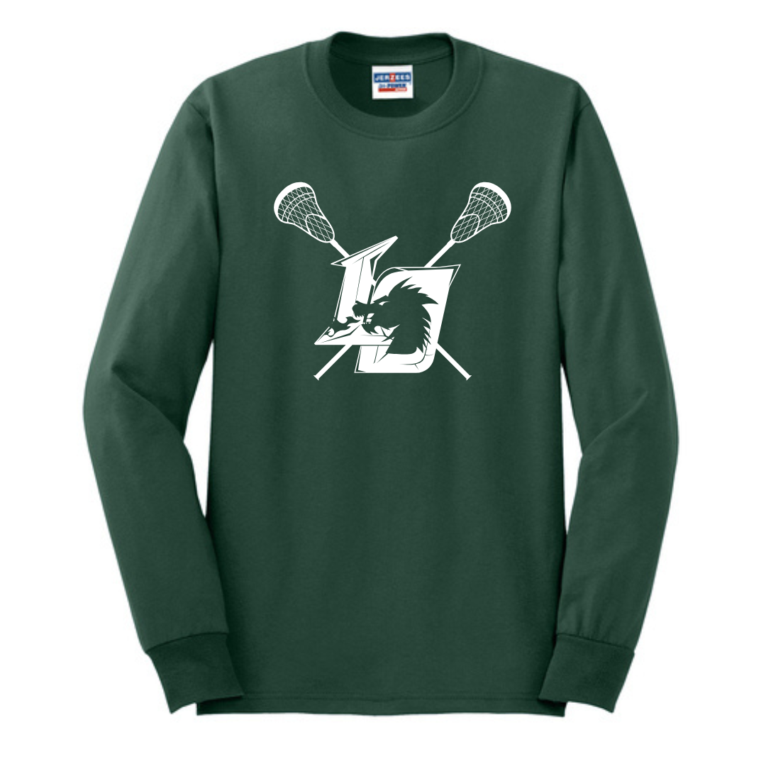 LO Dragons Lacrosse 50/50 Cotton/Poly Long Sleeve T-Shirt