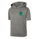 Lake Orion Lacrosse Youth Sport-Wick ® Fleece Short Sleeve Hooded Pullover