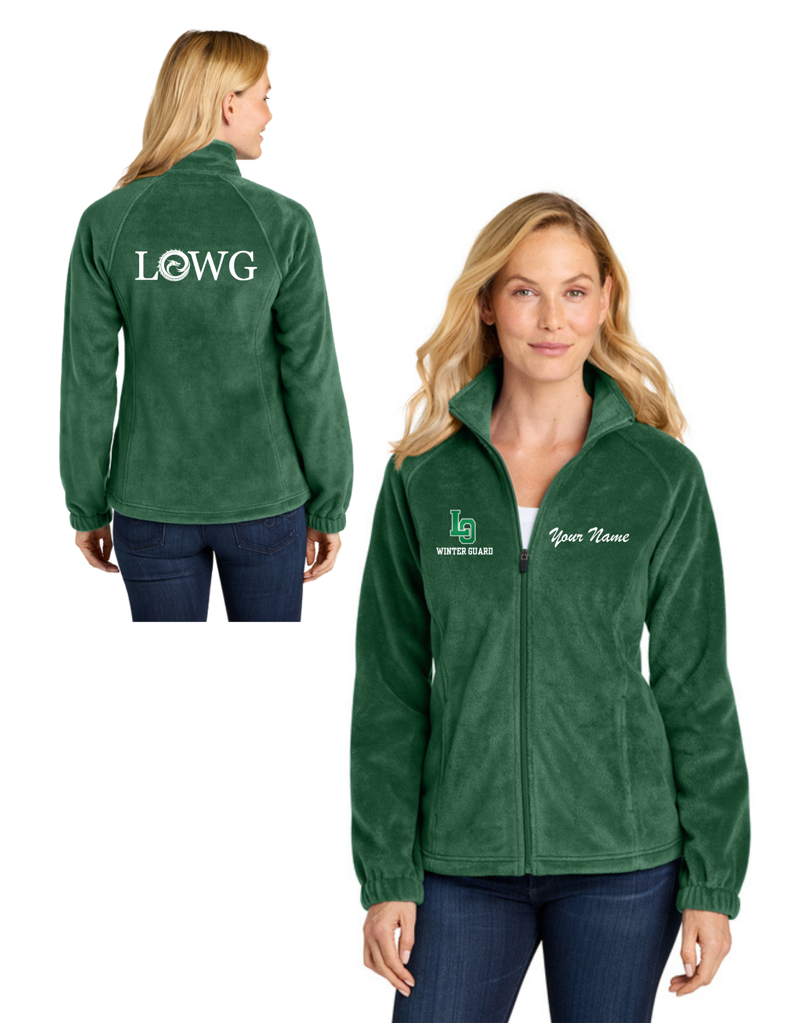 LO Winter Guard Women's Plush Fleece Full-Zip Jacket