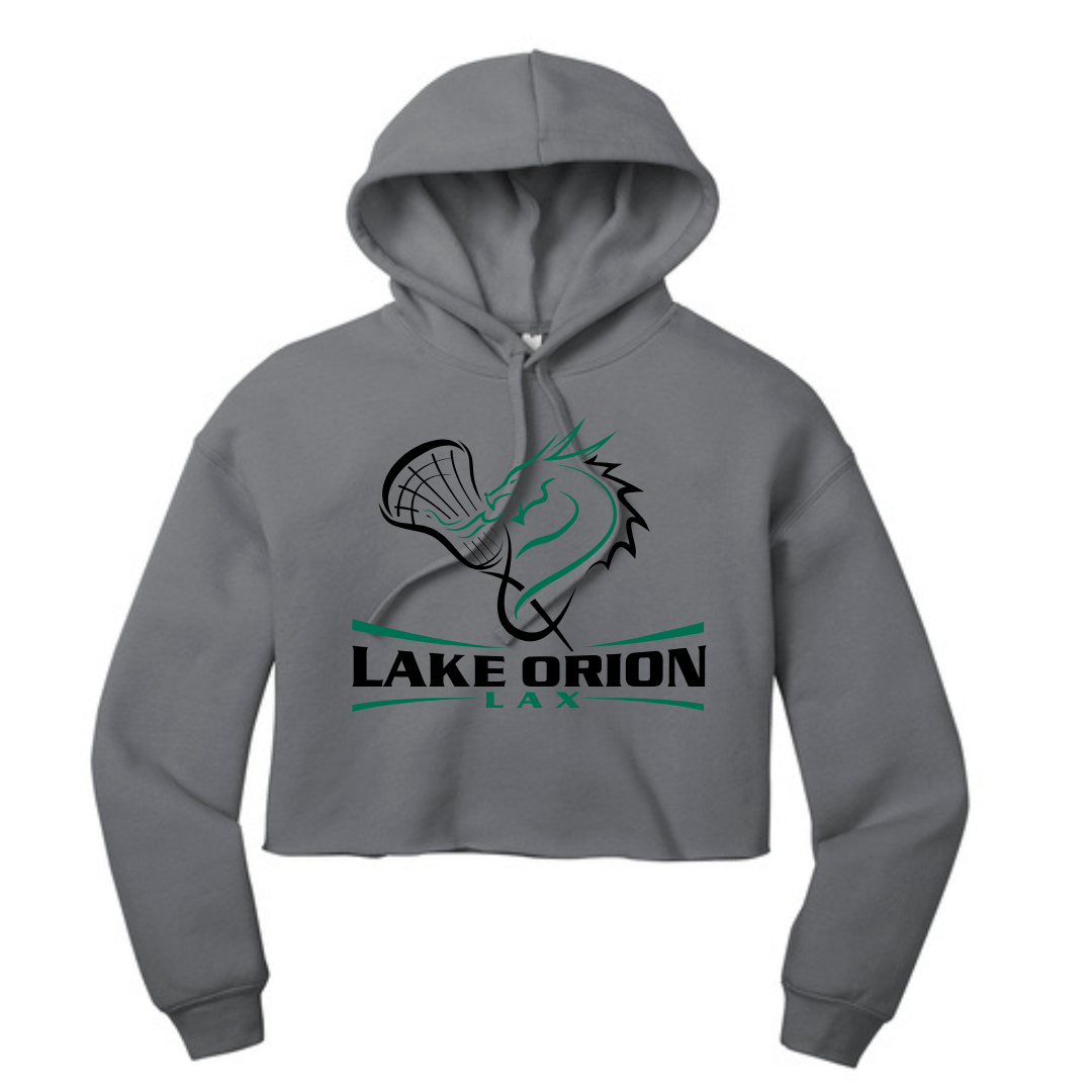 Lake Orion LAX Lacrosse Women’s Sponge Fleece Cropped Fleece Hoodie