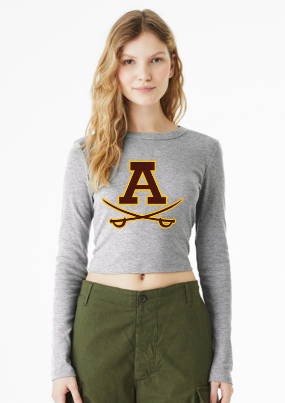 Adams BELLA+CANVAS® Women's Micro Rib Long Sleeve Baby Tee