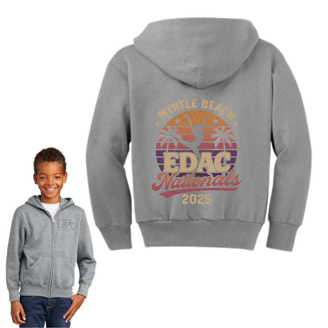 Elite Dance Full-Zip Youth Hooded Sweatshirt Nationals 2025