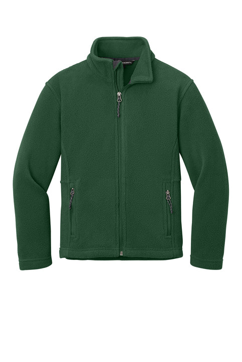 LO Dance Youth Fleece Jacket Forest Green