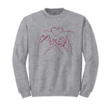 Pinky Promise Heavy Blend Crew Neck Sweatshirt