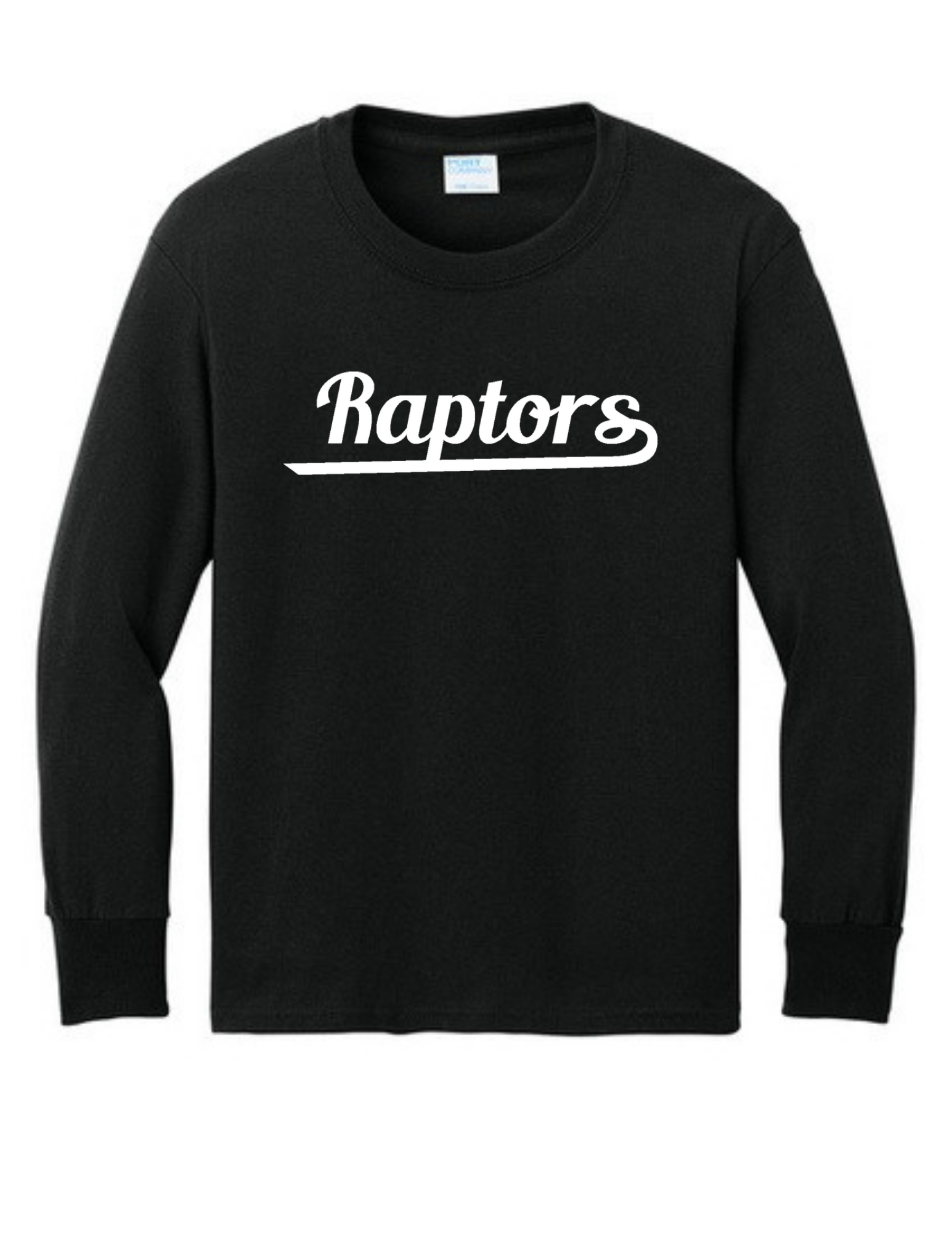 Raptors Youth Long Sleeve Core Cotton Tee