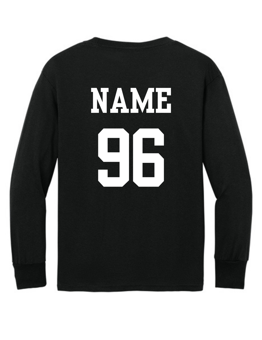 Raptors R - Youth Long Sleeve Core Cotton Tee