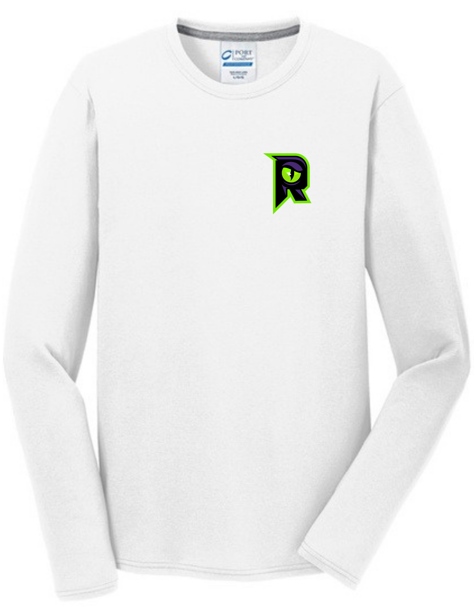 Raptors R - Long Sleeve Performance Blend Tee