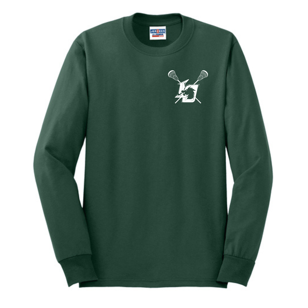 LO Dragons Lacrosse 50/50 Cotton/Poly Long Sleeve T-Shirt