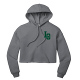 LO Women’s Sponge Fleece Cropped Fleece Hoodie - Lacrosse