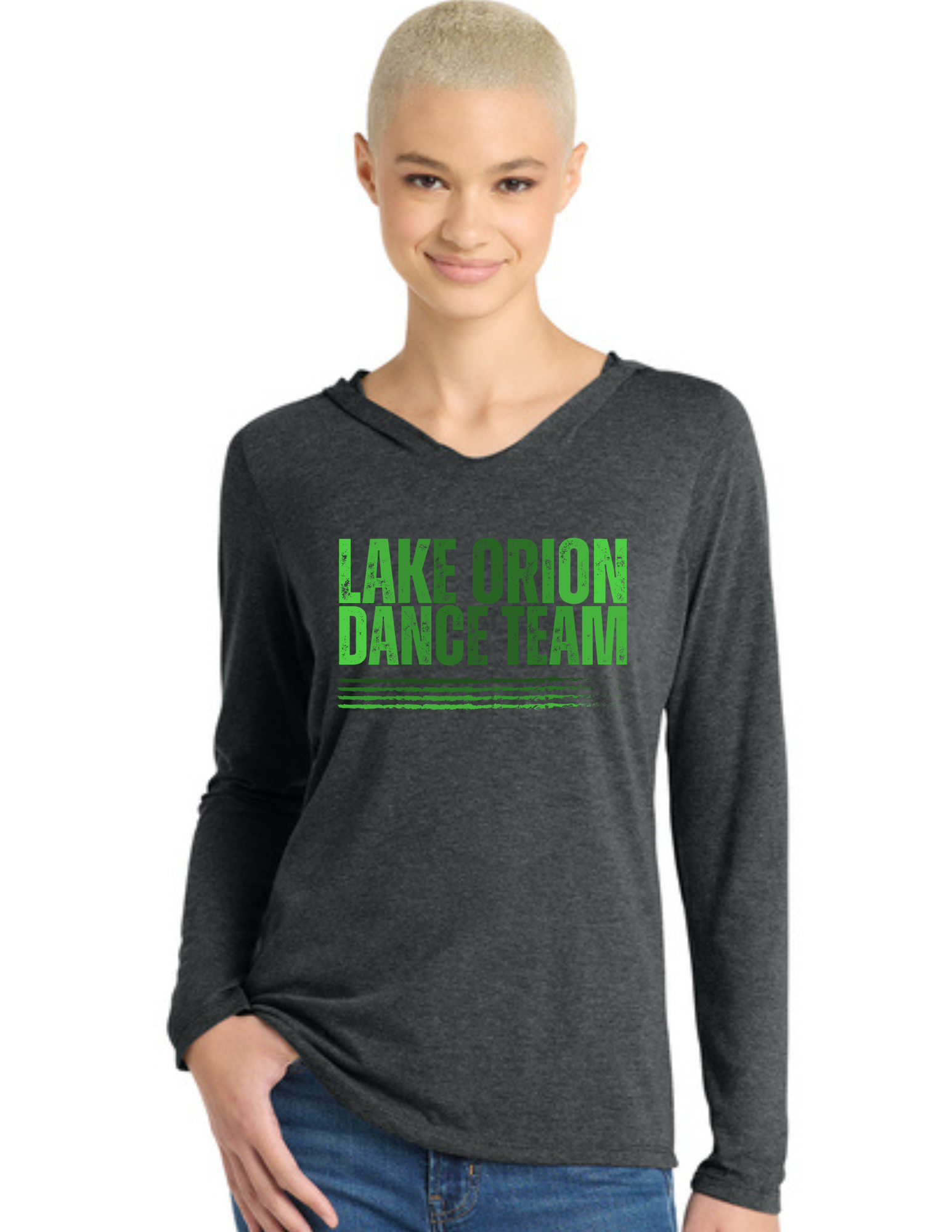 Ombre LO Dance Team Women's Perfect-Tri Long Sleeve Hoodie