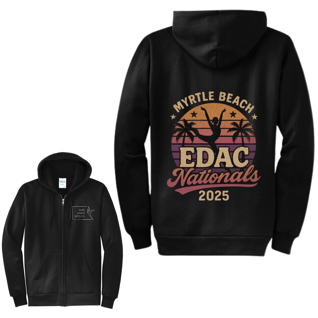 Elite Core Fleece Full-Zip Hooded Sweatshirt Nationals 2025