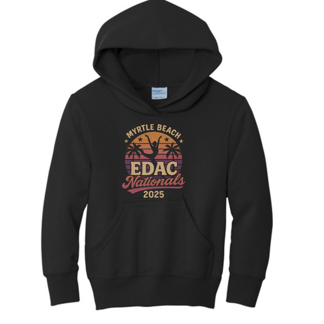 Youth Core Fleece Pullover Hooded Sweatshirt Nationals 2025