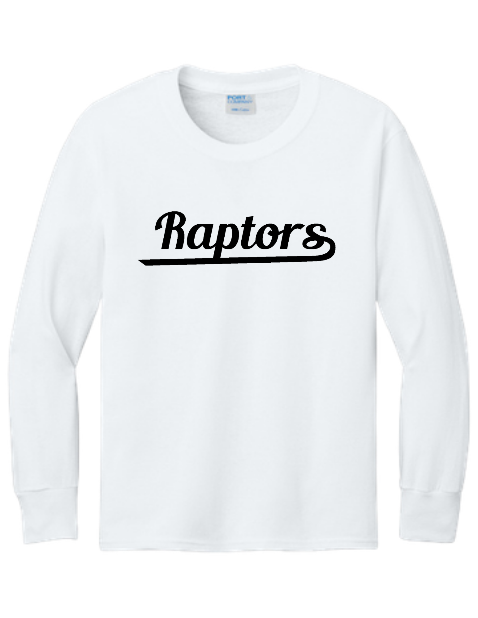 Raptors Youth Long Sleeve Core Cotton Tee