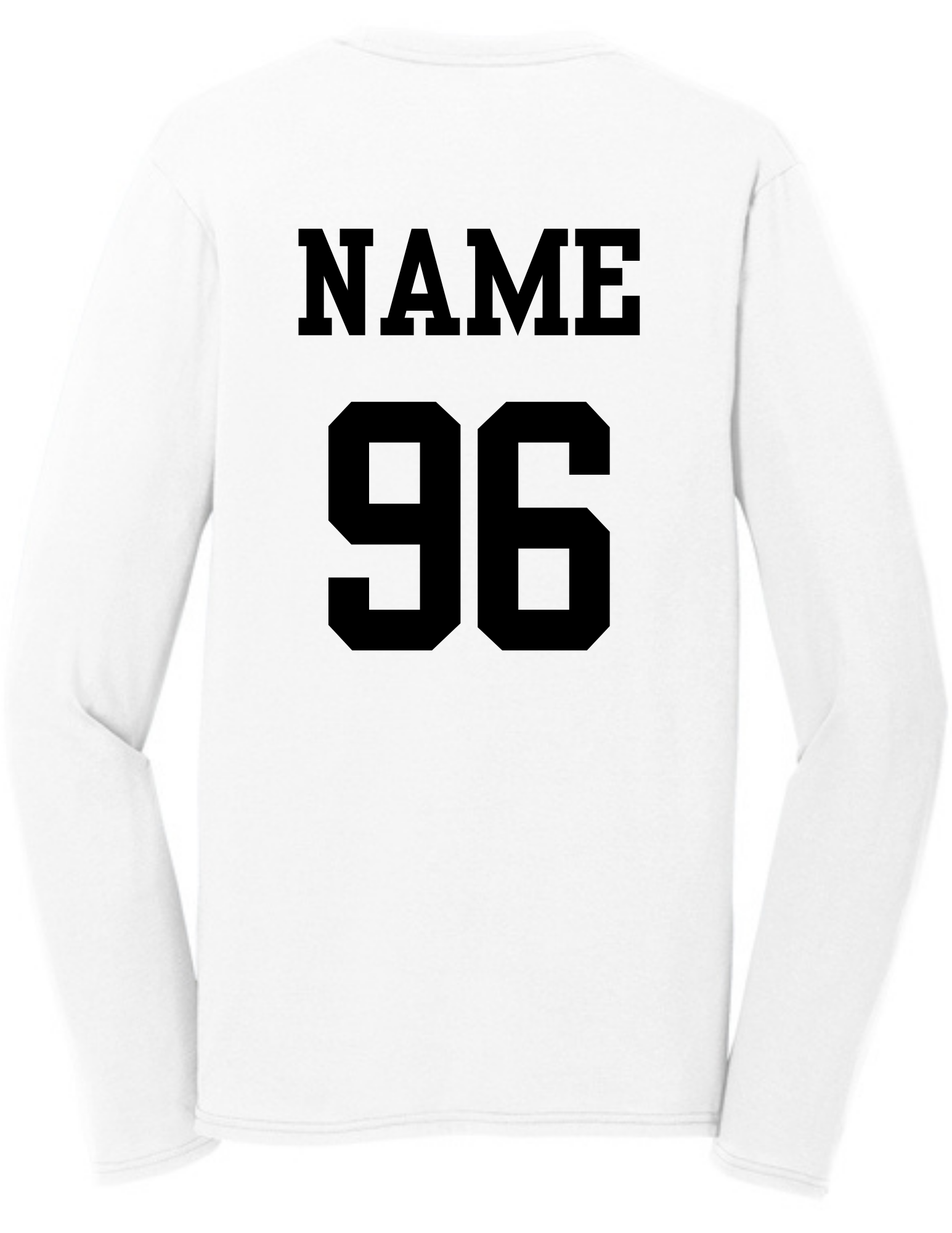 Raptors R - Long Sleeve Performance Blend Tee