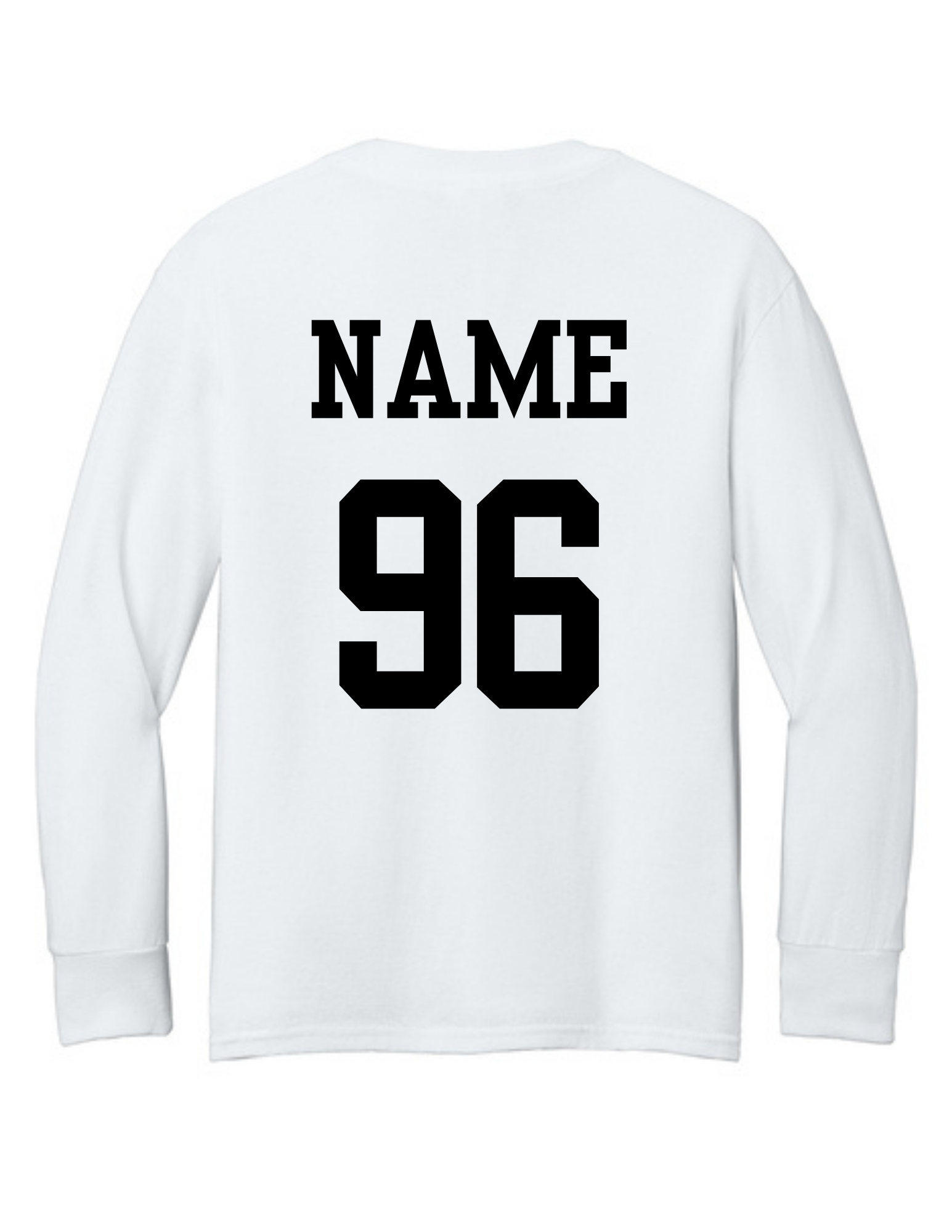 Raptors R - Youth Long Sleeve Core Cotton Tee