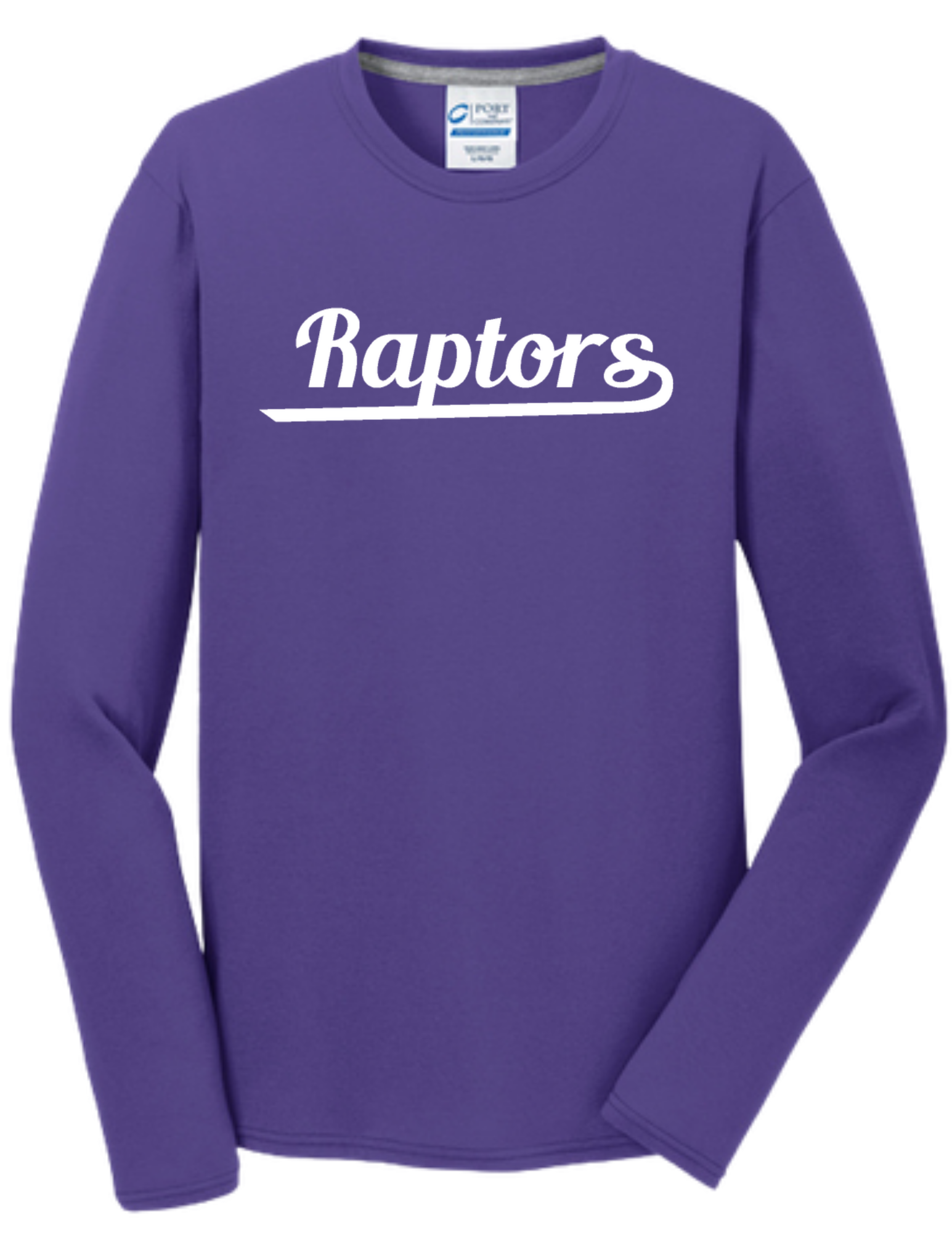 Raptors Long Sleeve Performance Blend Tee