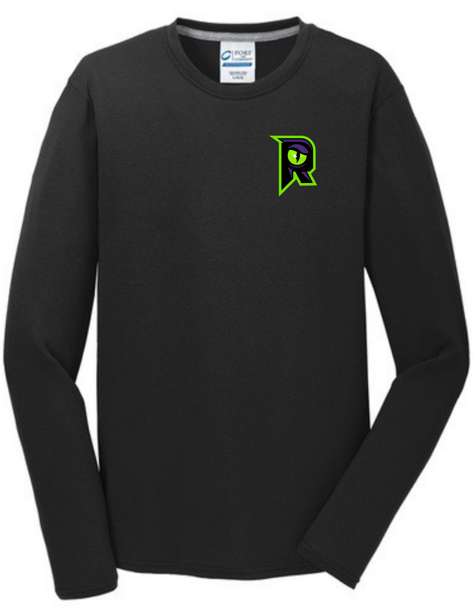 Raptors R - Long Sleeve Performance Blend Tee