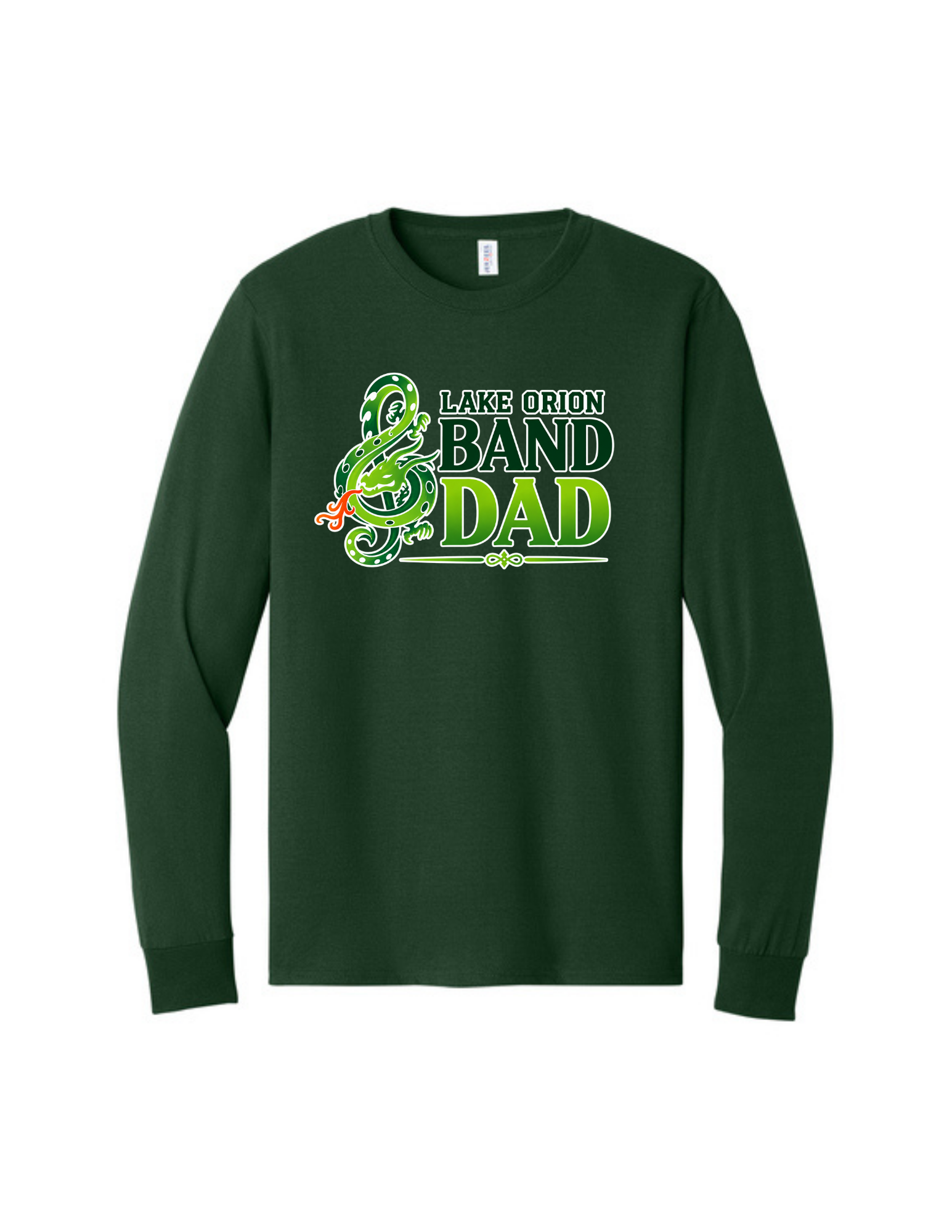 LO Band Dad Dri-Power® 50/50 Cotton/Poly Long Sleeve T- Shirt