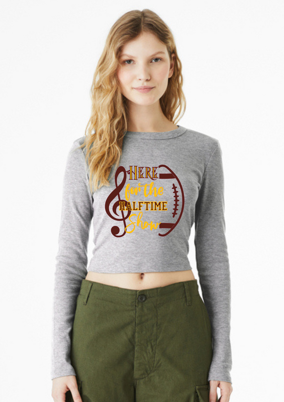 Adams Haltime Show BELLA+CANVAS® Women's Micro Rib Long Sleeve Baby Tee