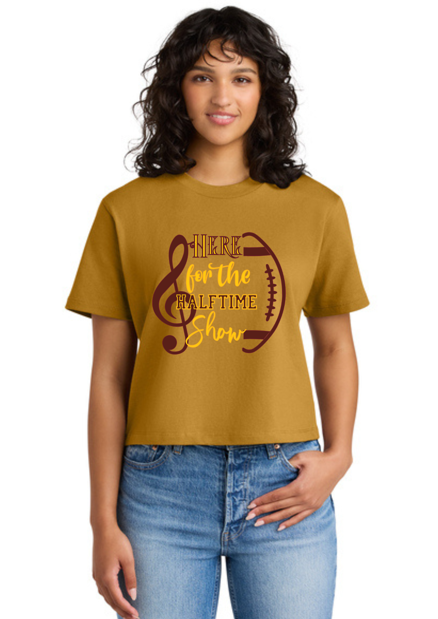Adams Band Halftime Show Women's Heavyweight Boxy Tee