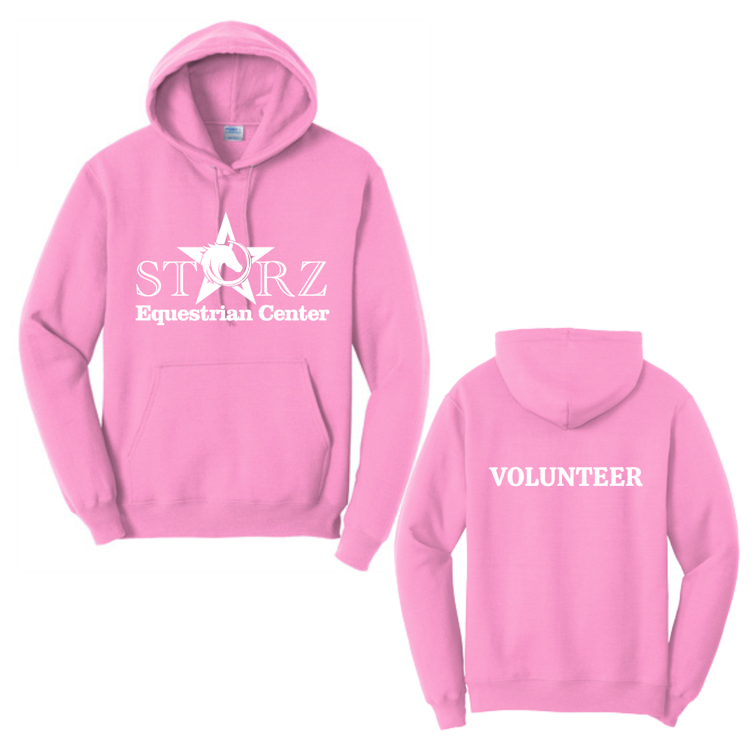 Starz Equestrian Center Core Fleece Pullover Hooded Sweatshirt Pink
